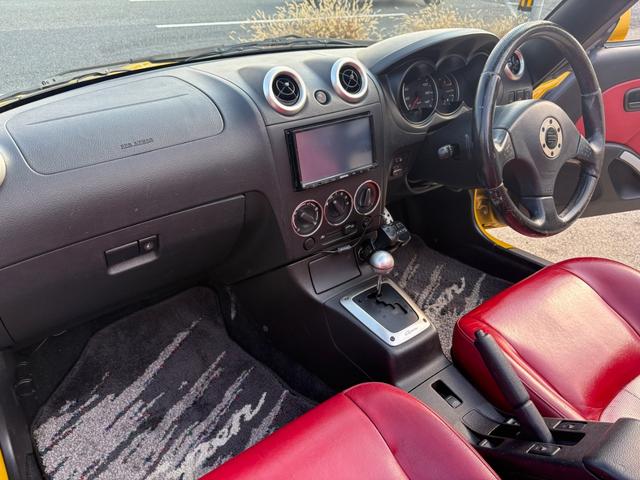 コペン アクティブトップ 電動オープン 4気筒ターボ 赤革シート ナビ アルミホイール(34枚目)