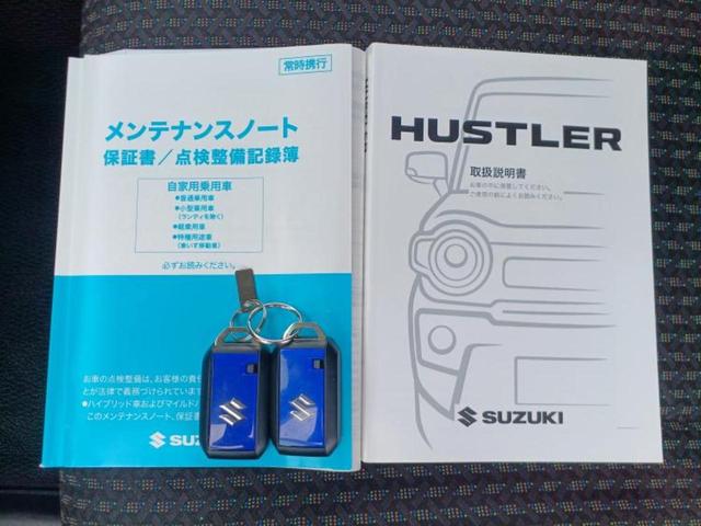 ハスラー ４ＷＤハイブリッドＸ　新品タイヤ／保証書／純正　８インチ　ＳＤナビ／衝突安全装置／シートヒーター　運転席／車線逸脱防止支援システム／パーキングアシスト　バックガイド／ドライブレコーダー　前後　衝突被害軽減システム　４ＷＤ（35枚目）