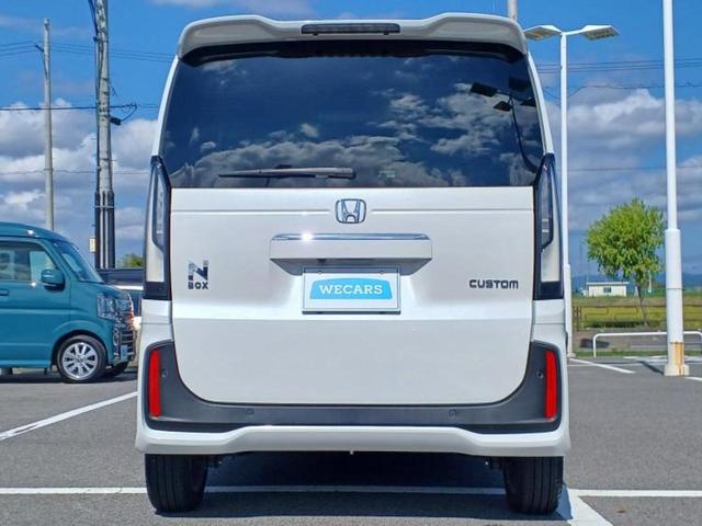 Ｎ－ＢＯＸカスタム ターボ　保証書／純正　９インチ　ＳＤナビ／フリップダウンモニター　純正　１２．８インチ／両側電動スライドドア／シートヒーター　前席／車線逸脱防止支援システム／シート　ハーフレザー　バックカメラ　後席モニター（42枚目）