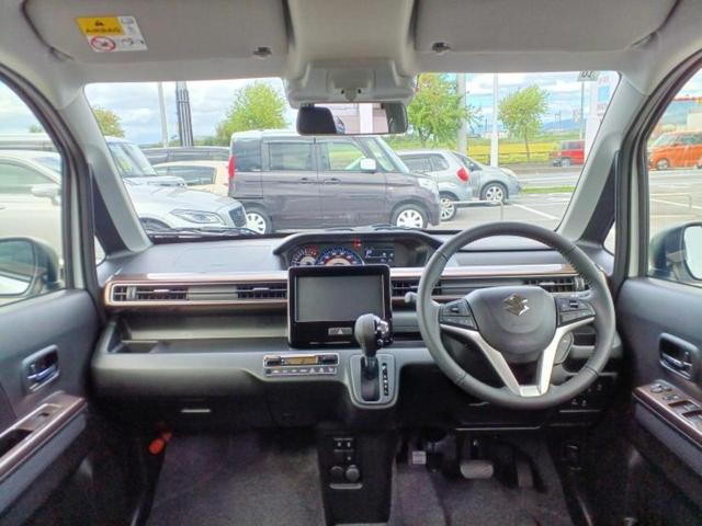 ワゴンＲカスタムＺ ハイブリッドＺＸ　保証書／セーフティサポート（スズキ）／シートヒーター　運転席／車線逸脱防止支援システム／ヘッドランプ　ＬＥＤ／ＵＳＢジャック／ＥＢＤ付ＡＢＳ／横滑り防止装置／アイドリングストップ　衝突被害軽減システム（4枚目）