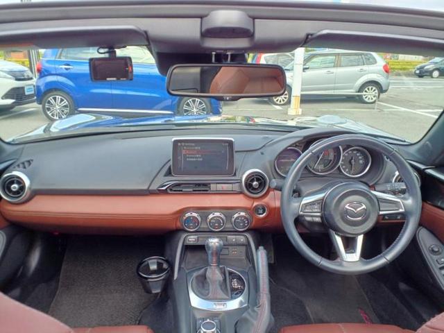 ロードスターRF VS BOSE/保証書/純正 SDナビ/シートヒーター/車線逸脱防止支援システム/シート フルレザー/ドライブレコーダー 社外/ヘッドランプ LED/USBジャック/Bluetooth接続/ETC 革シート(4枚目)