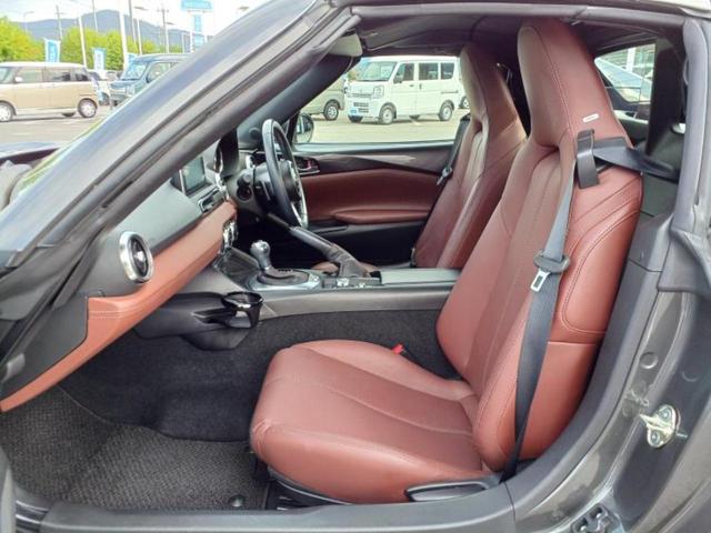 ロードスターRF VS BOSE/保証書/純正 SDナビ/シートヒーター/車線逸脱防止支援システム/シート フルレザー/ドライブレコーダー 社外/ヘッドランプ LED/USBジャック/Bluetooth接続/ETC 革シート(5枚目)