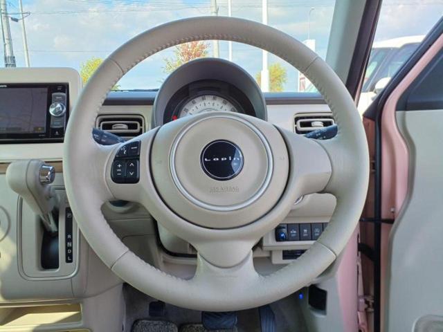 アルトラパン S 新品タイヤ/社外 SDナビ/レーダーブレーキサポート(スズキ)/シートヒーター 運転席/全方位モニター/ヘッドランプ HID/USBジャック/Bluetooth接続/ETC/EBD付ABS DVD再生(32枚目)