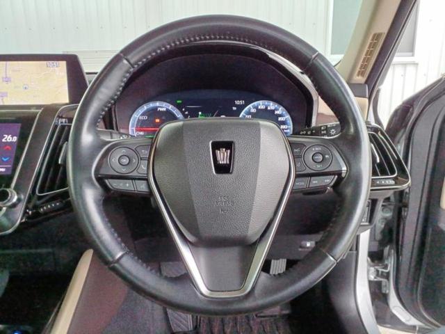 クラウンハイブリッド S Cパッケージ 純正エアロ/保証書/純正 8インチ SDナビ/衝突安全装置/シートヒーター/車線逸脱防止支援システム/シート フルレザー/ヘッドランプ LED/ETC/EBD付ABS/横滑り防止装置 革シート 記録簿(31枚目)