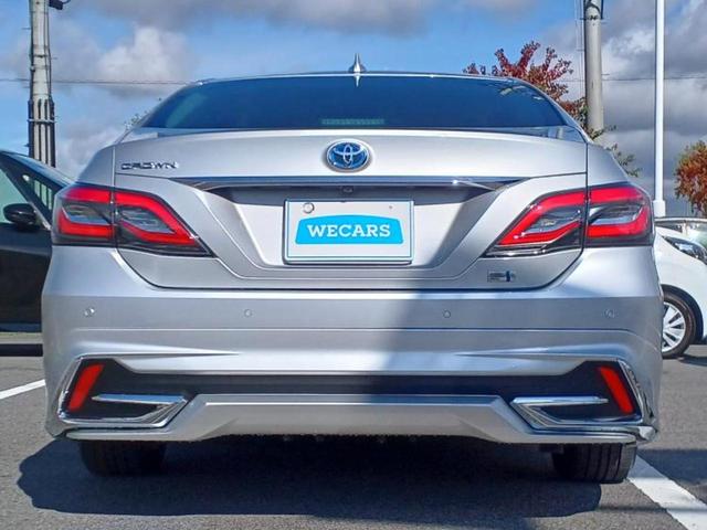 クラウンハイブリッド S Cパッケージ 純正エアロ/保証書/純正 8インチ SDナビ/衝突安全装置/シートヒーター/車線逸脱防止支援システム/シート フルレザー/ヘッドランプ LED/ETC/EBD付ABS/横滑り防止装置 革シート 記録簿(41枚目)