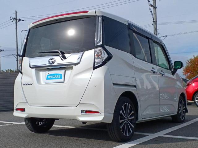 ルーミー カスタムＧ－Ｔ　保証書／純正　９インチ　ＳＤナビ／衝突安全装置／両側電動スライドドア／パノラミックビューモニター／車線逸脱防止支援システム／パーキングアシスト　バックガイド／ヘッドランプ　ＬＥＤ　衝突被害軽減システム（3枚目）