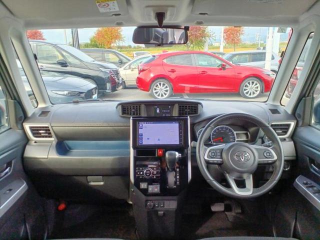 ルーミー カスタムＧ－Ｔ　保証書／純正　９インチ　ＳＤナビ／衝突安全装置／両側電動スライドドア／パノラミックビューモニター／車線逸脱防止支援システム／パーキングアシスト　バックガイド／ヘッドランプ　ＬＥＤ　衝突被害軽減システム（4枚目）