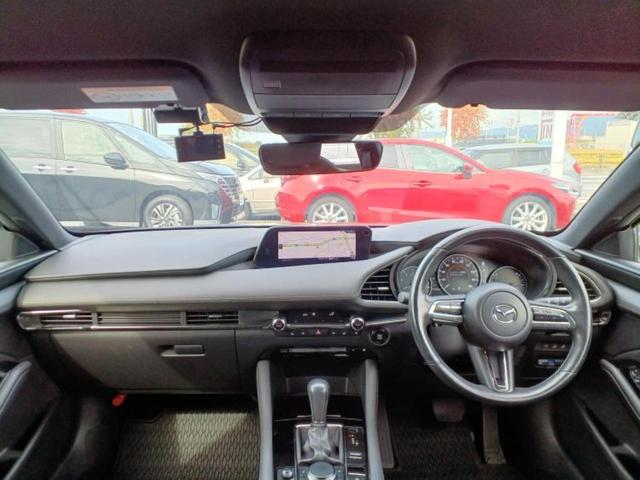 MAZDA3ファストバック 20Sプロアクティブツーリングセレクション エアロ/保証書/純正 SDナビ/衝突安全装置/シートヒーター/360°ビューモニター/車線逸脱防止支援システム/ヘッドランプ LED/Bluetooth接続/ETC/EBD付ABS/横滑り防止装置(4枚目)
