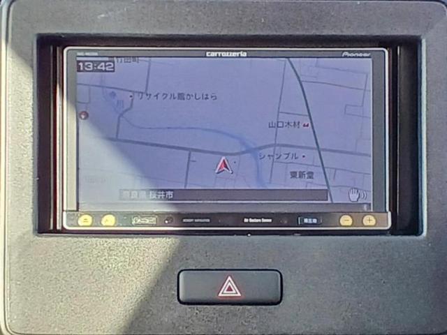 ワゴンR FX 保証書/社外 SDナビ/衝突安全装置/シートヒーター 運転席/車線逸脱防止支援システム/USBジャック/Bluetooth接続/EBD付ABS/横滑り防止装置/バックモニター/フルセグTV(9枚目)