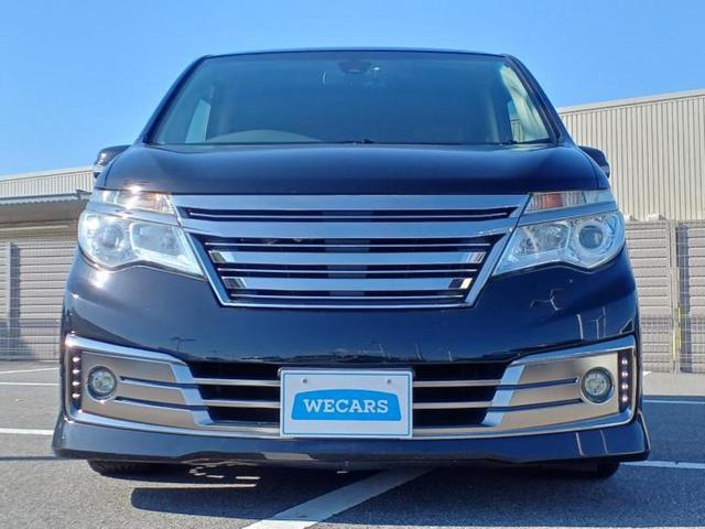 セレナ ライダーブラックラインHV 純正 8インチ SDナビ/フリップダウンモニター 純正 10.2インチ/両側電動スライドドア/ヘッドランプ HID/ETC/EBD付ABS/横滑り防止装置/アイドリングストップ ローダウン 記録簿(38枚目)