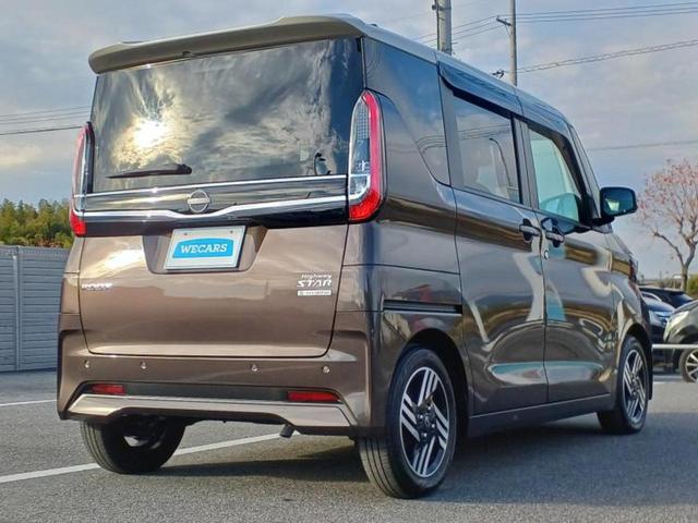 ルークス ハイウェイスターＸプロパイロットエディション　新品タイヤ／保証書／純正　９インチ　メモリーナビ／エマージェンシーブレーキ／ハンズフリー両側電動スライドドア／アラウンドビューモニター／車線逸脱防止支援システム／プロパイロット　衝突被害軽減システム（3枚目）