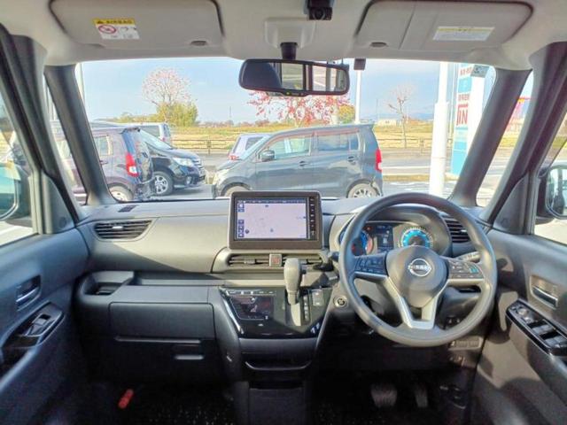 ルークス ハイウェイスターＸプロパイロットエディション　新品タイヤ／保証書／純正　９インチ　メモリーナビ／エマージェンシーブレーキ／ハンズフリー両側電動スライドドア／アラウンドビューモニター／車線逸脱防止支援システム／プロパイロット　衝突被害軽減システム（4枚目）