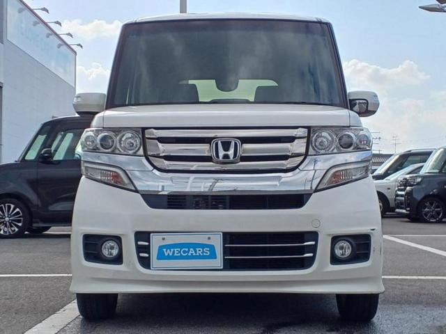 N-BOXカスタム G・Lパッケージ 新品タイヤ/保証書/社外 SDナビ/電動スライドドア/ヘッドランプ HID/ETC/EBD付ABS/横滑り防止装置/アイドリングストップ/バックモニター/フルセグTV/DVD/エアバッグ 運転席(38枚目)