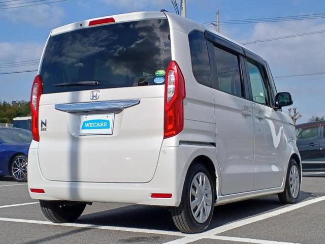N-BOX G・Lホンダセンシング 新品タイヤ/保証書/社外 SDナビ/電動スライドドア/パーキングアシスト バックガイド/ヘッドランプ LED/ETC/EBD付ABS/横滑り防止装置/アイドリングストップ バックカメラ DVD再生(3枚目)