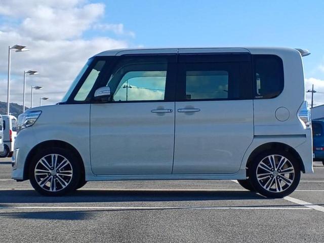 タント カスタムＲＳ　ＳＡ　新品タイヤ／保証書／純正　ＳＤナビ／スマートアシスト（トヨタ・ダイハツ）／両側電動スライドドア／パーキングアシスト　バックガイド／ヘッドランプ　ＬＥＤ／Ｂｌｕｅｔｏｏｔｈ接続／ＥＴＣ　バックカメラ（2枚目）