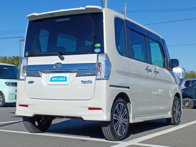 タント カスタムＲＳ　ＳＡ　新品タイヤ／保証書／純正　ＳＤナビ／スマートアシスト（トヨタ・ダイハツ）／両側電動スライドドア／パーキングアシスト　バックガイド／ヘッドランプ　ＬＥＤ／Ｂｌｕｅｔｏｏｔｈ接続／ＥＴＣ　バックカメラ（3枚目）
