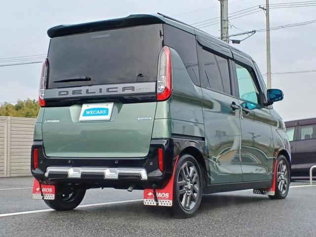 デリカミニ Ｇプレミアム　新品タイヤ／保証書／社外　９インチ　ＳＤナビ／デジタルインナーミラー／衝突安全装置／両側電動スライドドア／シートヒーター／全方位モニター／車線逸脱防止支援システム／ドライブレコーダー　社外　ドラレコ（3枚目）