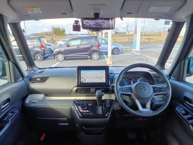 デリカミニ Ｇプレミアム　新品タイヤ／保証書／社外　９インチ　ＳＤナビ／デジタルインナーミラー／衝突安全装置／両側電動スライドドア／シートヒーター／全方位モニター／車線逸脱防止支援システム／ドライブレコーダー　社外　ドラレコ（4枚目）