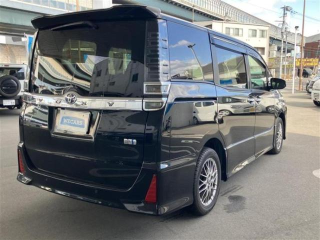 ヴォクシー ハイブリッドZSキラメキ3 保証書/純正 10インチ SDナビ/衝突安全装置/両側電動スライドドア/シートヒーター 前席/車線逸脱防止支援システム/シート ハーフレザー/ドライブレコーダー 前後/ヘッドランプ LED ドラレコ(3枚目)