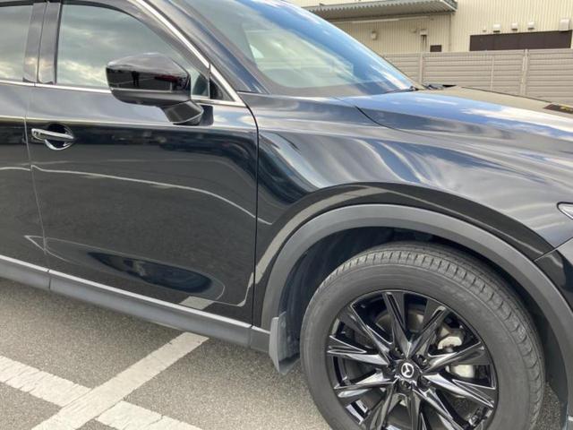 ＣＸ－８ ＸＤブラックトーンエディション　新品タイヤ／保証書／純正　ＳＤナビ／フリップダウンモニター／衝突安全装置／シートヒーター　前席／全方位モニター／車線逸脱防止支援システム／シート　ハーフレザー／ヘッドランプ　ＬＥＤ　全周囲カメラ（4枚目）