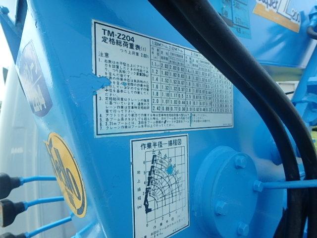 エルフトラック 　タダノ製簡易クレーン付きＺ２０４型３６０度旋回２ｔロングクレーン車。（7枚目）