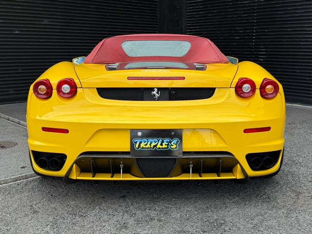 F430スパイダー ディーラー車 左ハンドル ハーマンエアロ ローダウン ハイパーフォージドアルミ カーボンブレーキ レッドキャリパー 大西ヒートマジックエキマニ 大西ヒートマジックチタンマフラー ヘッドライトスモーク(15枚目)