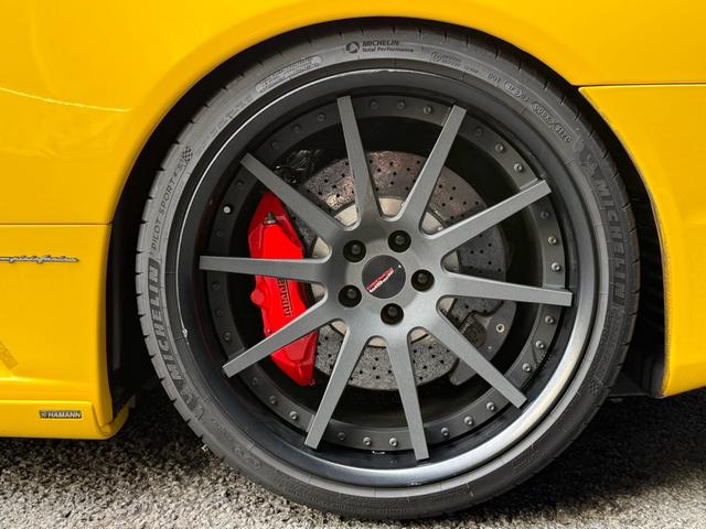 F430スパイダー ディーラー車 左ハンドル ハーマンエアロ ローダウン ハイパーフォージドアルミ カーボンブレーキ レッドキャリパー 大西ヒートマジックエキマニ 大西ヒートマジックチタンマフラー ヘッドライトスモーク(24枚目)