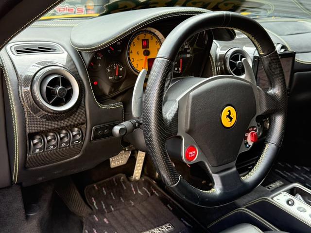 F430スパイダー ディーラー車 左ハンドル ハーマンエアロ ローダウン ハイパーフォージドアルミ カーボンブレーキ レッドキャリパー 大西ヒートマジックエキマニ 大西ヒートマジックチタンマフラー ヘッドライトスモーク(31枚目)