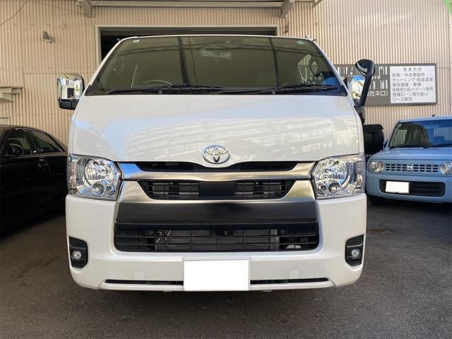 ハイエースバン ロングスーパーGL ダークプライムS パノラミックビュー オートスライドドア デジタルインナーミラー クリランスソナー 全周囲カメラ 限定車 アニバーサリーステップ LEDヘッドライト助手席SRSプリテンショナー(2枚目)