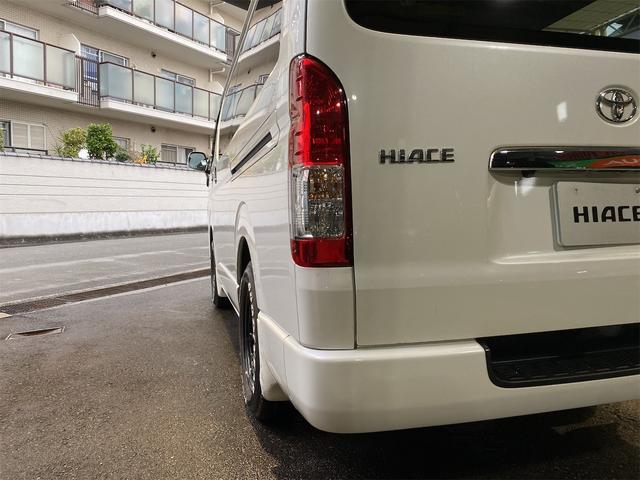 ハイエースバン ロングスーパーＧＬ　ガソリン車　ＬＥＤヘッドライト　スマートキー　スペアキー　プッシュスタート　ナビ　バックカメラ　ＥＴＣ　モデリスタシートカバー　１００Ｖコンセント（10枚目）