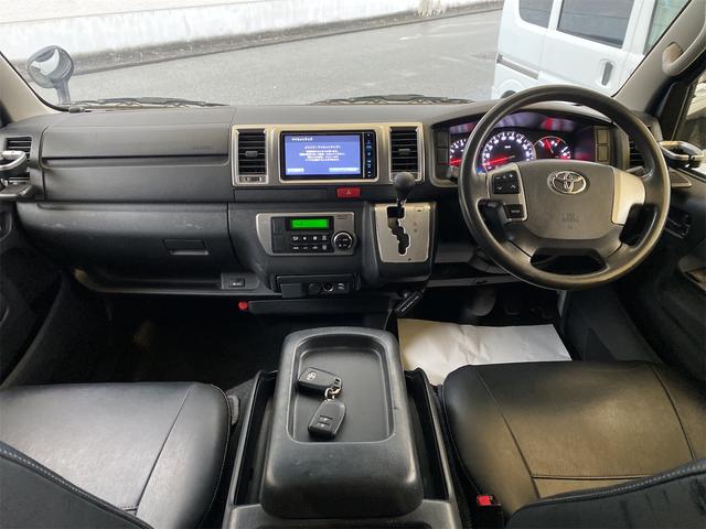 ハイエースバン ロングスーパーＧＬ　ガソリン車　ＬＥＤヘッドライト　スマートキー　スペアキー　プッシュスタート　ナビ　バックカメラ　ＥＴＣ　モデリスタシートカバー　１００Ｖコンセント（14枚目）