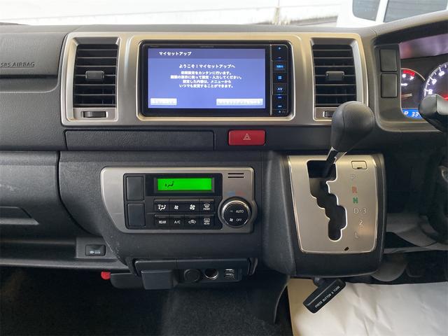 ハイエースバン ロングスーパーＧＬ　ガソリン車　ＬＥＤヘッドライト　スマートキー　スペアキー　プッシュスタート　ナビ　バックカメラ　ＥＴＣ　モデリスタシートカバー　１００Ｖコンセント（15枚目）