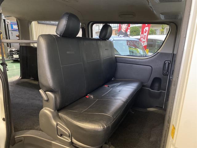 ハイエースバン ロングスーパーＧＬ　ガソリン車　ＬＥＤヘッドライト　スマートキー　スペアキー　プッシュスタート　ナビ　バックカメラ　ＥＴＣ　モデリスタシートカバー　１００Ｖコンセント（22枚目）