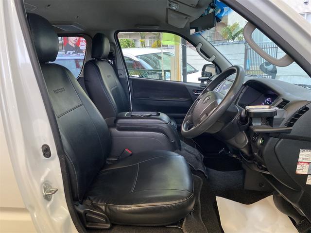 ハイエースバン ロングスーパーＧＬ　ガソリン車　ＬＥＤヘッドライト　スマートキー　スペアキー　プッシュスタート　ナビ　バックカメラ　ＥＴＣ　モデリスタシートカバー　１００Ｖコンセント（23枚目）