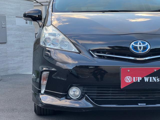 プリウスアルファ Ｇ　チューン　ブラック　パノラマルーフ／モデリスタエアロ／地デジＴＶ／ＥＴＣ／ＬＥＤヘッドライト／ハーフレザーシート（22枚目）