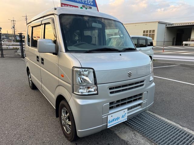 エブリイ ジョインターボ イモビライザー オートエアコン パワーウィンドゥ 運転席助手席エアバック ターボ 電動格納ドアミラー 運転席エアバッグ パワーステアリング 衝突安全ボディ ABS スライドドア ETC装備(3枚目)