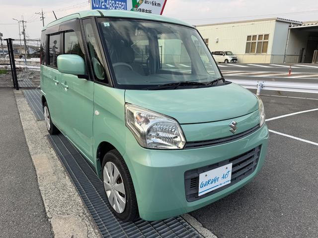 スペーシア X ディスチャージヘッドランプ装着車 バックアイカメラ ベンチシートフルフラット 両側スライド片側電動 電動格納式ミラー イモビライザー 助手席エアバッグ ナビ&TV DVD再生可能 PW 運転席エアバック ベンチS AUTOエアコン(3枚目)