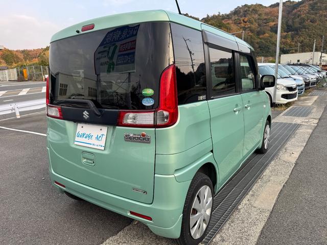 スペーシア X ディスチャージヘッドランプ装着車 バックアイカメラ ベンチシートフルフラット 両側スライド片側電動 電動格納式ミラー イモビライザー 助手席エアバッグ ナビ&TV DVD再生可能 PW 運転席エアバック ベンチS AUTOエアコン(5枚目)