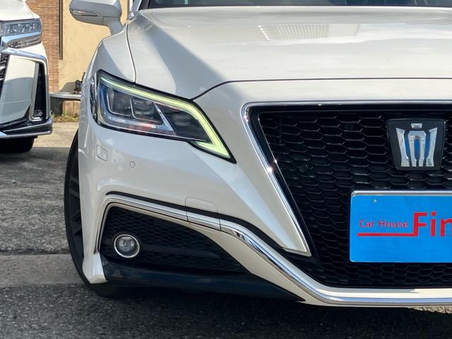 クラウンハイブリッド RSアドバンス ユーザー買取車両 18インチOPアルミ 黒革シート メーカーナビ バックカメラ デジタルインナーミラー ドラレコ ブラインドスポットモニター ヘッドアップディスプレイ クルーズコントロール(4枚目)