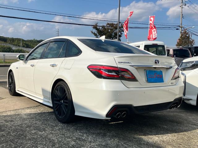 クラウンハイブリッド RSアドバンス ユーザー買取車両 18インチOPアルミ 黒革シート メーカーナビ バックカメラ デジタルインナーミラー ドラレコ ブラインドスポットモニター ヘッドアップディスプレイ クルーズコントロール(8枚目)
