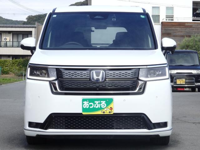 ステップワゴン ｅ：ＨＥＶスパーダ　プレミアムライン　禁煙車　純正１１．４型ナビ　Ｂカメラ　ＥＴＣ　ドラレコ前後　スマートキーＰスタート　両側パワスラ　後席１５．６型モニター　パワーバッグドア　パドルシフト　ハーフレザーシート　ＬＥＤオートライト（3枚目）