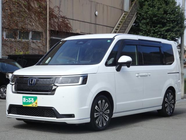 ステップワゴン ｅ：ＨＥＶスパーダ　プレミアムライン　禁煙車　純正１１．４型ナビ　Ｂカメラ　ＥＴＣ　ドラレコ前後　スマートキーＰスタート　両側パワスラ　後席１５．６型モニター　パワーバッグドア　パドルシフト　ハーフレザーシート　ＬＥＤオートライト（8枚目）