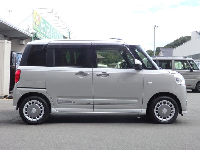 ムーヴキャンバス ストライプスＧ　禁煙車　ナビ　ＥＴＣ　ドラレコ　ステリモ　Ｂカメラ　両側パワスラ　ＬＥＤオートライト　フォグライト　Ｆ席シートヒーター　アイドルストップ　電格ミラー　パワーウィンドウ（5枚目）