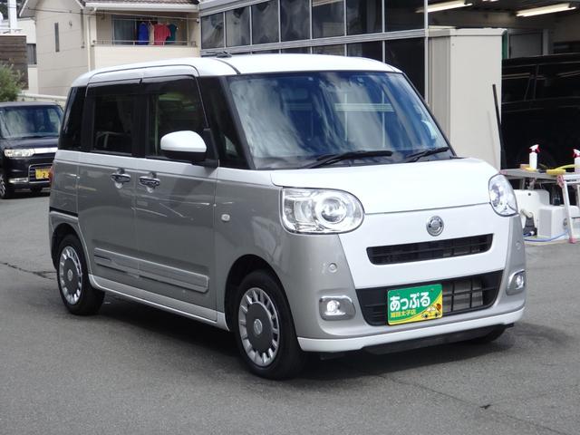 ムーヴキャンバス ストライプスＧ　禁煙車　ナビ　ＥＴＣ　ドラレコ　ステリモ　Ｂカメラ　両側パワスラ　ＬＥＤオートライト　フォグライト　Ｆ席シートヒーター　アイドルストップ　電格ミラー　パワーウィンドウ（7枚目）