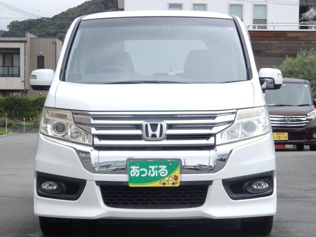 ステップワゴンスパーダ Ｚ　禁煙車　ワンオーナ車　純正ナビ　ＥＴＣ　ユーザー様買取車　Ｂカメラ　ドラレコ　両側パワスラ　アイドルストップ　クルコン　スマートキー　ＨＩＤオートライト　フォグライト　社外レーダー　純正１６インチＡＷ（3枚目）