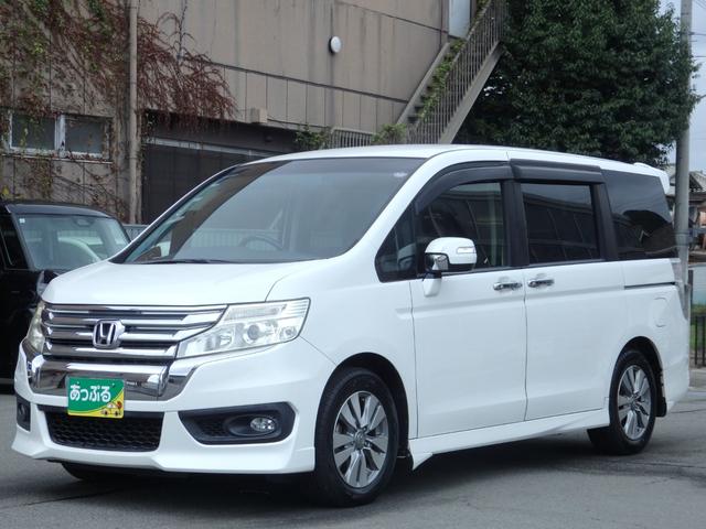 ステップワゴンスパーダ Ｚ　禁煙車　ワンオーナ車　純正ナビ　ＥＴＣ　ユーザー様買取車　Ｂカメラ　ドラレコ　両側パワスラ　アイドルストップ　クルコン　スマートキー　ＨＩＤオートライト　フォグライト　社外レーダー　純正１６インチＡＷ（8枚目）