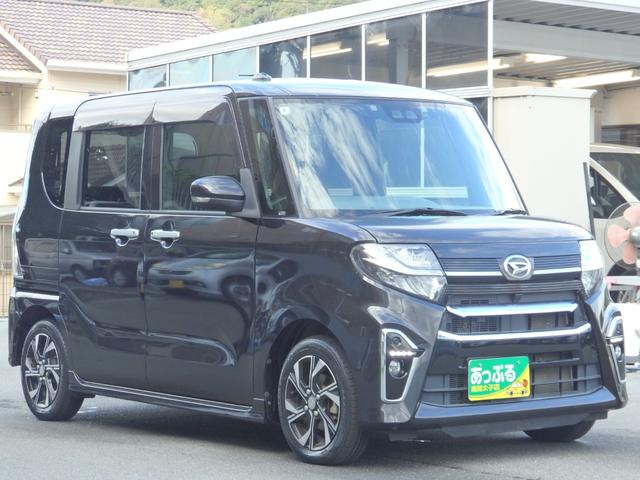 タント カスタムＸ　純正９型ナビ　ドラレコ　ＥＴＣ　両パワ　衝突軽減Ｂ　横滑り防止　Ｃソナー　スマートキー　Ｐスタート　ＬＥＤオートライト　ＬＥＤフォグライト　ステリモ　ハーフレザーシート　純正１４ＡＷ（7枚目）