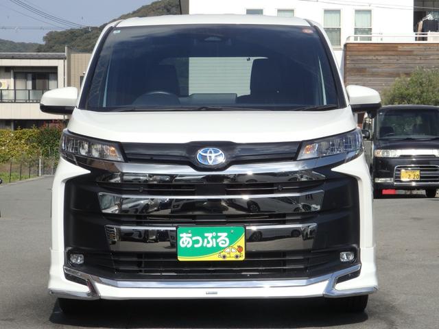 ノア ハイブリッドS-Z 純正10.5型ナビ 14型後席M Bカメラ ETC2.0 モデリスタエアロ(F/R)F席Sヒーター クルコン 衝突軽減B レーンキープ 横滑り防止 Cソナー BSM LEDオートライトフォグライト(3枚目)
