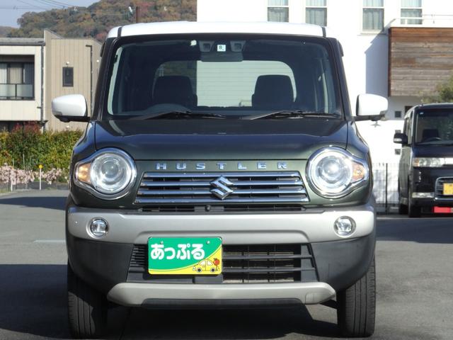 ハスラー ＪスタイルＩＩ　純正ナビ　全方位カメラ　ＥＴＣ　ステリモ　スマートキーＰスタート　Ａストップ　ハーフレザーシート　Ｆ席シートヒーター　横滑り防止　オートエアコン　ＨＩＤオートライト　ＬＥＤフォグライト　レーンキープ（3枚目）