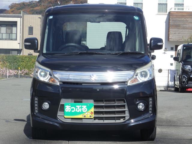 スペーシアカスタム XS ワンオーナー車 買取車 SDナビ ETC 両側パワスラドア HIDオートライト LEDフォグライト ウィンカー付き電格ミラー スマートキーPスタート 純正14インチAW(3枚目)